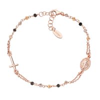 Bracciale Amen Donna Rosari in Argento Cristallo BRO10RMMM3 - BRO10RMMM3